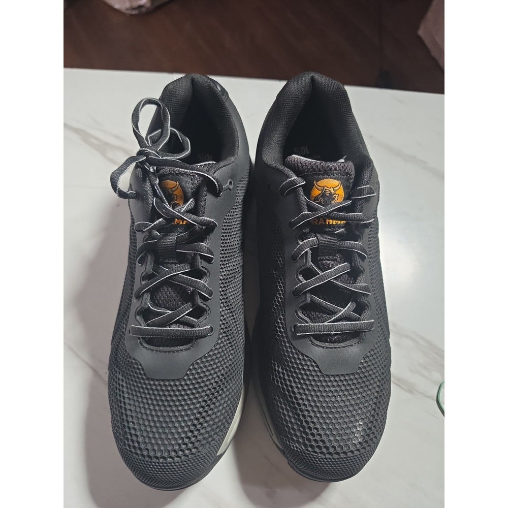 Used Brahma Men's Kamden steel toe work shoes in‎ black mesh Size 10 1/2 - Picture 2 of 8
